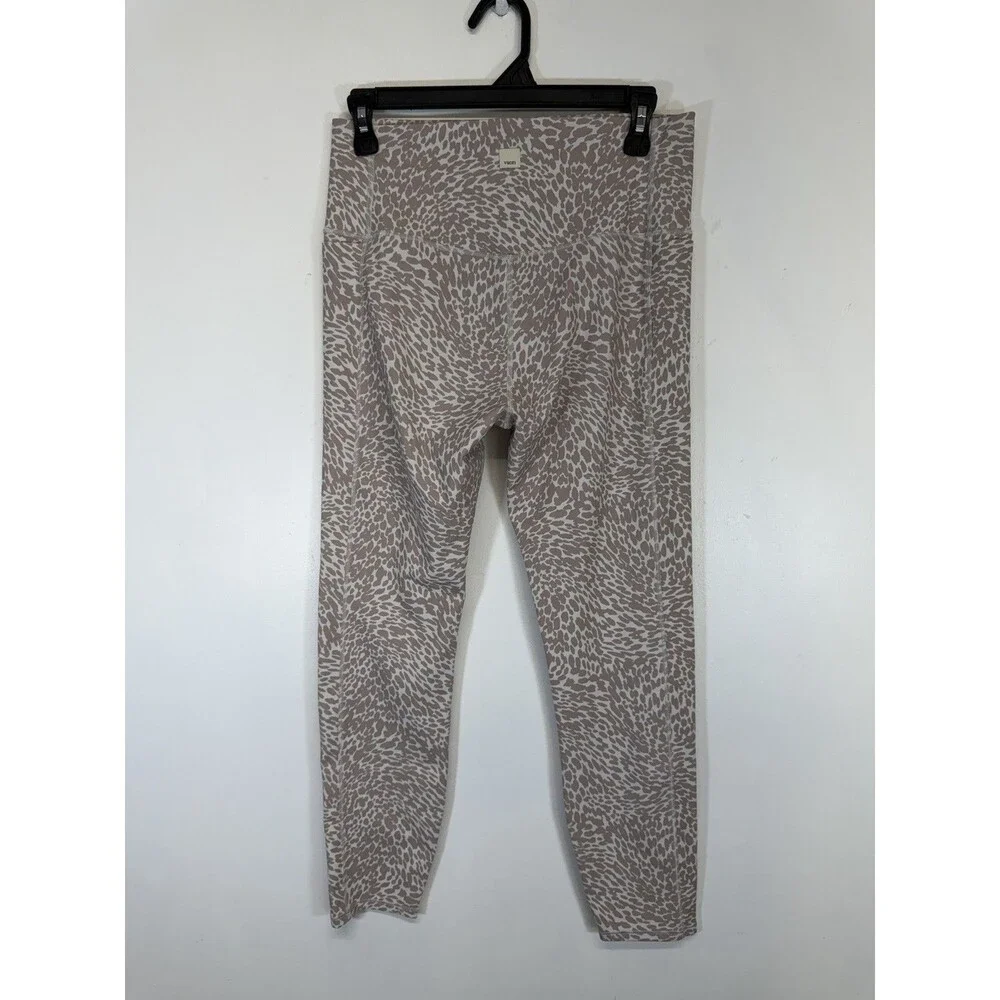 VUORI Womens Studio Pocket Legging Animal Print Drawstring Joggers Gray L - Picture 11 of 16
